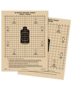25m Zeroing Target - M16A2, M16A4, M4 Carbine