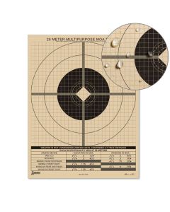 25 Meter Multipurpose Zeroing Target - MOA Adjustment