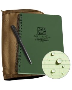 Side Spiral Notebook Kit - Tan Book / Tan Cover