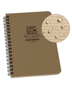 Universal Side Spiral Notebook - Tan