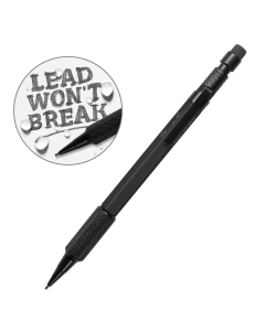 Mechanical Clicker Pencil - Black Pen with 1.3mm Black Lead