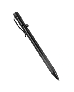 Bolt-Action Pen - Black w/ Black Ink