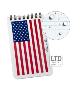 3''x5'' Notebook - Red/White/Blue Flag
