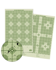 Precision Distance Cross MOA Shooting Target - 11x17