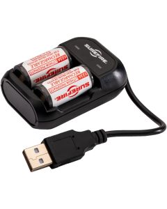 123A Rechargeable Batteries w/ Charger