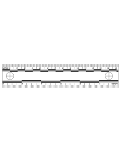 White Photo Evidence Scales (6'')