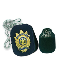 Clip On Badge Holder W/Chain