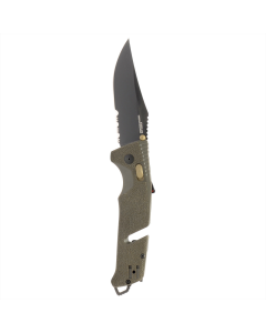 TRIDENT AT - OLIVE DRAB - PARTIALLY SERRATED