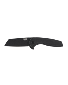 SOG Aegis FLK 2.0 Frame Lock 14-41-04-43 Blackwash Stainless Steel Wharncliffe Pocket Knife