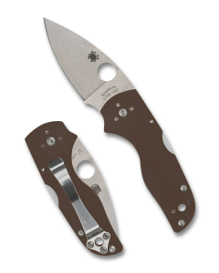 Lil' Native Mid Backlock Brown G-10 CPM15V  SPRINT