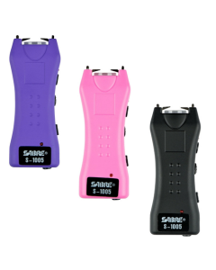 Dual Capacitor Stun Gun W/ LED Flashlight