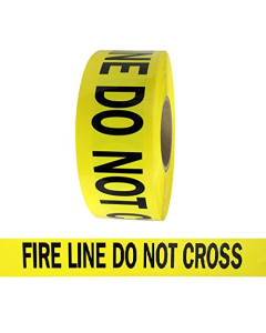 Barricade Tape YLW Fire