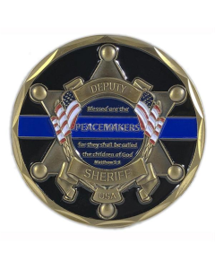 Thin Blue Line Deputy Sheriff St. Michael's Coin
