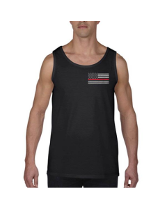 Tank - Thin Red Line American Flag