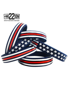 Red, White, and Blue American Flag Bracelet