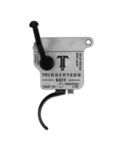 Rem700 Duty - Right Hand, Black Curved, With Bolt Release