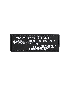 1 Corinthians 16:13 Morale Patch (6 PACK)