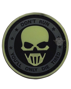 Don't Run Ghost Night Glow Morale Patch (6 PACK)