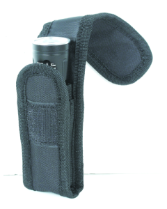 Flashlight Pouch W/ Adjustable Cover & Elastic Sides