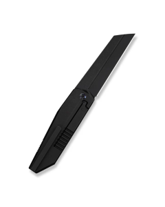 Collinear Flipper Knife Black Titanium Handle And Endcap (3.67" Black Stonewashed Bohler M390 Blade)