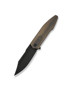 WEKNIFE Flight Line Flipper Knife Bronze Titanium Handle