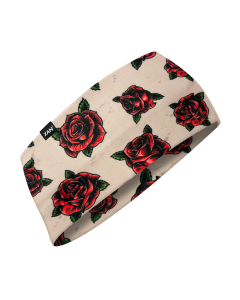 Zan Headband SportFlex Series Tattoo Roses