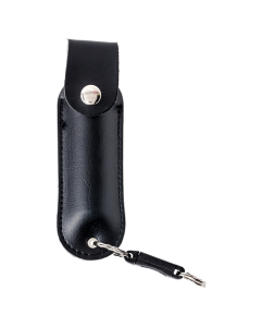 3/4oz Pepper Spray w/ Leather Holster & Quick Release Clip