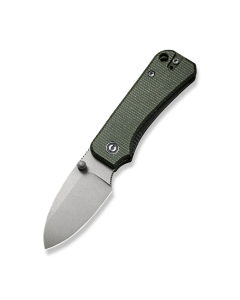CIVIVI Baby Banter Thumb Stud Knife Micarta Handle (2.34" Nitro-V Blade) C19068SB-1