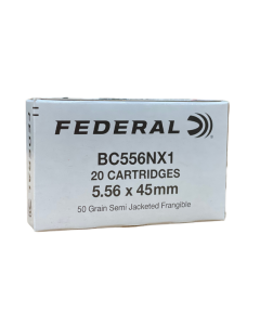 5.56MM 50GR SEMI-JACKETED FRANGIBLE