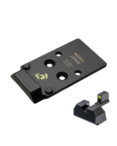 NF Optic Plate + Tritium Ylw Front Sight Combo: RMR/507c to CZ-P10