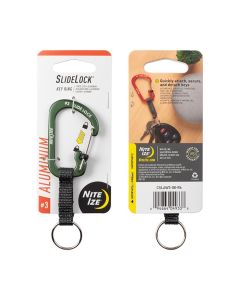 SlideLock Key Ring Aluminum