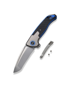 WEKNIFE Press Check Flipper Knife Titanium & G10 Handle (3.15" CPM 20CV Balde)