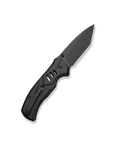 WEKNIFE Zentron Flipper & Thumb Stud & Button Lock Knife Black Titanium Handle