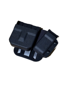 Zero9 Holsters 6001 Admin Style Combo Kit for Standard Handcuff/Single Pistol Magazine, Black