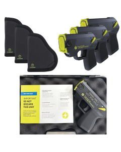 TASER Pulse 2 Dealer Advantage Bundle – Less Lethal Personal Protection (3-Pack) with FREE Sticky Holsters & INERT Demo Unit