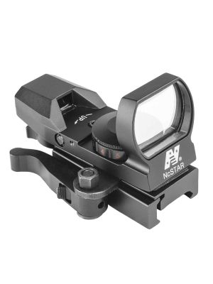 Red & Green Reflex Sight with 4 Reticles and QR Mount
