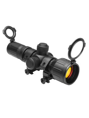 Compact Rubber Armored Scope - 3-9X42 - Red/Green Illumination