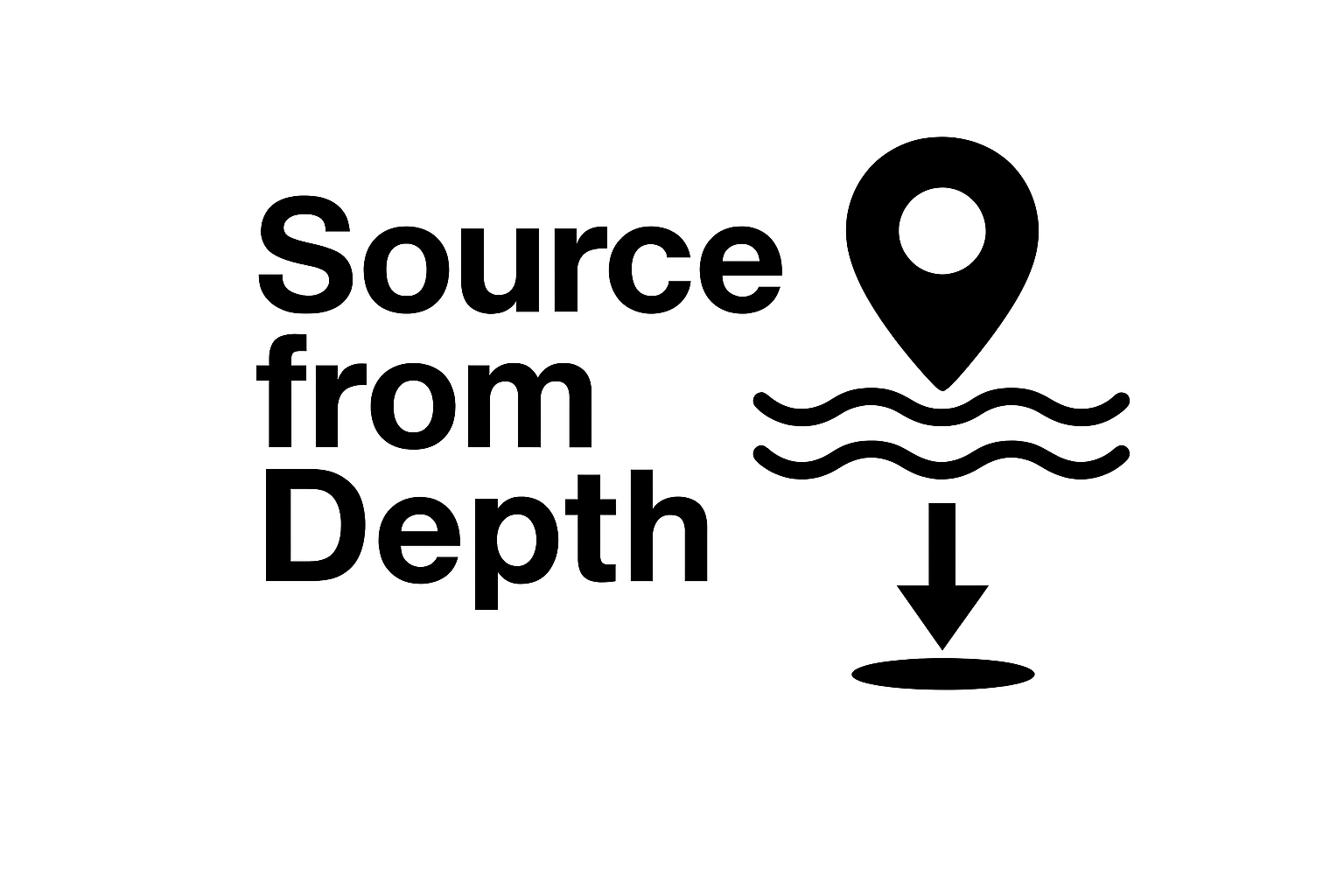 Source from depth icon